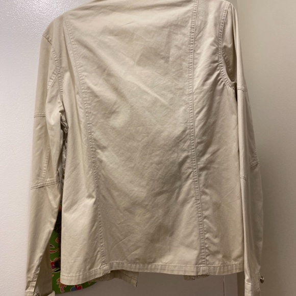 Bolaijue Couture Jeans Sparkly Eyelet Shirt/Jacket - Picture 4 of 5